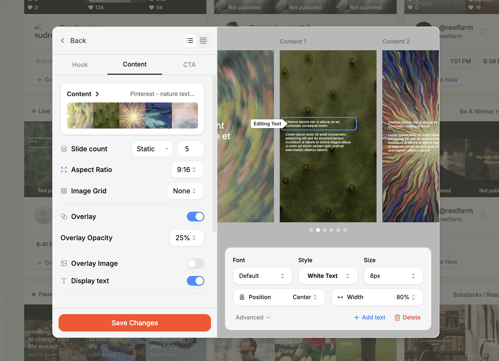 Design preview: A guided creation flow